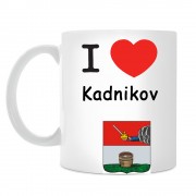 Кружка I love Кадников