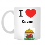Кружка I love Казань