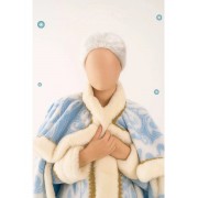 Коса с голубым бантиком