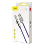 Кабель Baseus Iridescent Lamp Mobile Game Cable USB For iP 2.4A 1m Фиолетовый