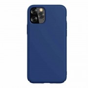 Силиконовый чехол Apple iPhone 11 Pro Max Тёмно - синий