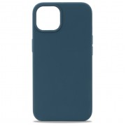 Силиконовый чехол Apple iPhone 12 Pro тёмно синий