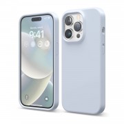 Силиконовый чехол Apple iPhone 13 Pro Max светло-синий