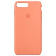 Силиконовый чехол Apple iPhone 7/8 Plus Персиковый