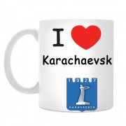Кружка I love Карачаевск