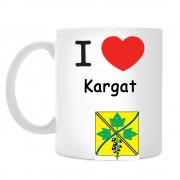 Кружка I love Каргат