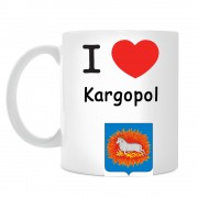 Кружка I love Каргополь