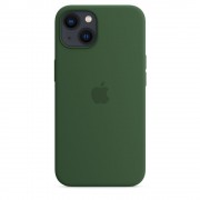 Силиконовый чехол iPhone 14 Тёмно - Зелёный