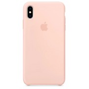 Силиконовый Чехол Apple iPhone XS Max Пудровый