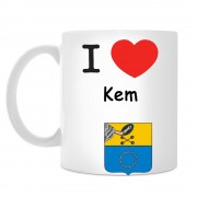 Кружка I love Кемь
