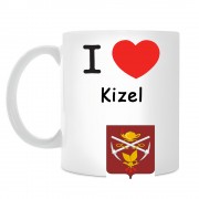 Кружка I love Кизел