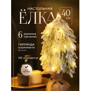 Настольная елка маленькая с гирляндой