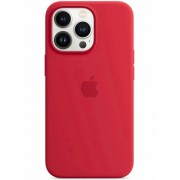 Силиконовый чехол Apple iPhone 13 Pro Ядерно - Красный