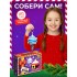 Конструктор новогодний «Игрушка на ёлку. Снежинка и Санта», 209 деталей, 6+ Конструктор новогодний «Игрушка на ёлку. Снежинка и Санта», 209 деталей, 6+