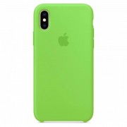 Силиконовый чехол Apple iPhone XS Салатовый