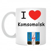 Кружка I love Комсомольск