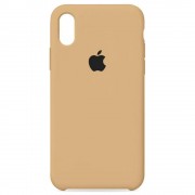 Силиконовый чехол Apple iPhone 12 Mini горчичный