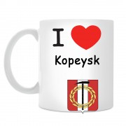 Кружка I love Копейск