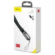Кабель Baseus Gold Collar lanyard Data Cable USB For IP 2.4A 85cm Stripe Черный