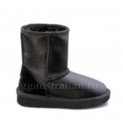 Classic Short Kids Metallic Black R (26)