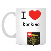 Кружка I love Коркино