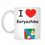 Кружка I love Коряжма