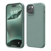 Силиконовый чехол iPhone 14 Pro Мax Сине - Зелёный