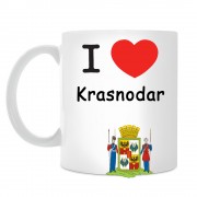 Кружка I love Краснодар