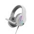 Наушники Marvo H8618 WH, игровые, полноразмерные, микрофон, USB, 2 м, RGB, серый Наушники Marvo H8618 WH, игровые, полноразмерные, микрофон, USB, 2 м, RGB, серый