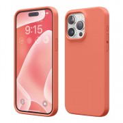 Силиконовый чехол Apple iPhone 12 Pro Max Коралловый