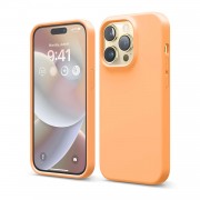 Силиконовый чехол Apple iPhone 13 Pro Max оранжевый