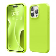 Силиконовый чехол Apple iPhone 12 mini салатовый