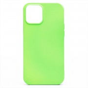 Силиконовый чехол Apple iPhone 12 Pro салатовый