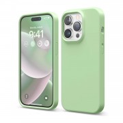 Чехол силиконовый Apple iPhone 13 пастельно-зеленый