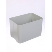 Подставка для зонтов, пластик, 6 круглых, 4 квадратных отделений, 18×18×26,5 см, серая