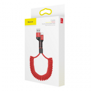 Кабель Baseus Fish eye Spring Data Cable Красный