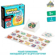 Настольная игра-головоломка «Умные фигуры. Задания с шестерёнками», от 1 игрока, 5+