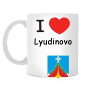 Кружка I love Людиново