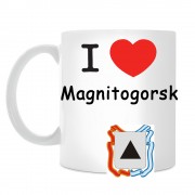 Кружка I love Магнитогорск