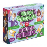 Настольная игра на объяснение слов «Что вы говорите? VS Весёлый альянс», 100 карт, 6 загубников, 10+