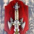 Панно на стену «Макет оружия: сувенирный меч на планшете. Ярость», декор настенный, цветное нанесение на лезвии, 52 см Панно на стену «Макет оружия: сувенирный меч на планшете. Ярость», декор настенный, цветное нанесение на лезвии, 52 см