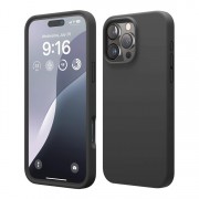 Силиконовый чехол iPhone 14 Pro Мax Чёрный