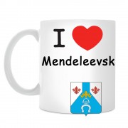 Кружка I love Менделеевск