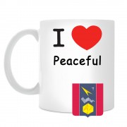 Кружка I love Мирный