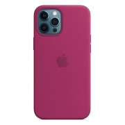 Силиконовый чехол Apple iPhone 12 Pro Max Малиновый