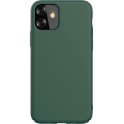 Силиконовый чехол Apple iPhone 12 Pro Max Черно - зеленый