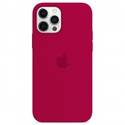 Силиконовый чехол Apple iPhone 13 Pro вишневый