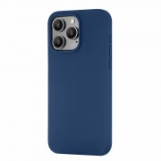 силиконовый чехол iphone 13 тёмно синий