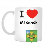 Кружка I love Мценск
