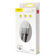 Кабель Baseus Cafule series cable Type-C PD3.1 Gen2 100W(20V/5A) 1m Gray+Black